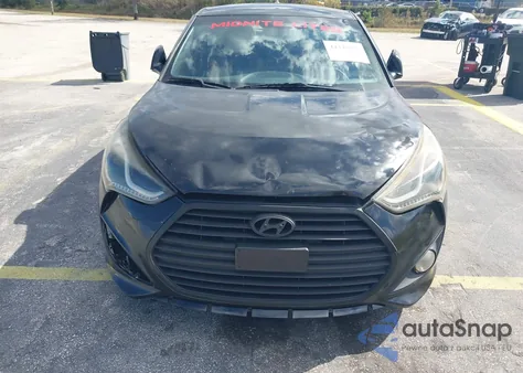 2016 Hyundai Veloster Turbo from USA, damaged, VIN KMHTC6AE8GU284431